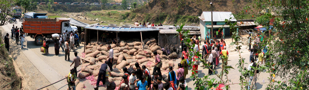 Hendelig uhell. Foto: Laxman Thapa via Flickr, https://www.flickr.com/photos/laxmanthapa/